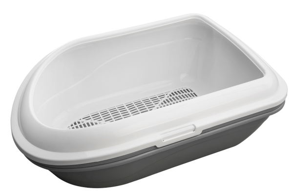 Çınar Elekli Beyaz Kedi Tuvaleti