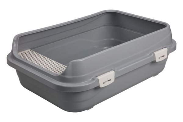 Çınar Açık Kedi Tuvaleti Gri Büyük Boy 66x46x22