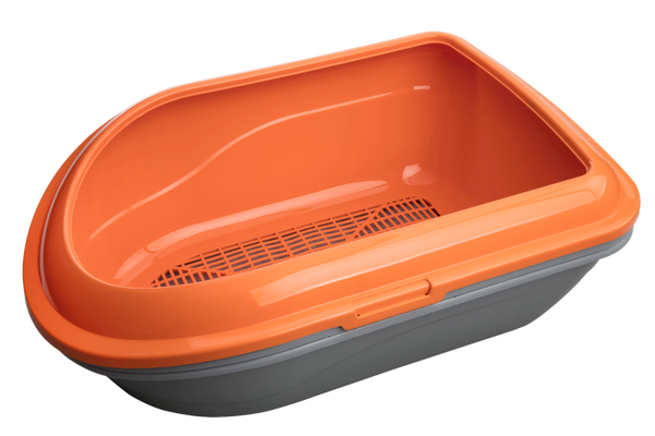 Çınar Elekli Turuncu Kedi Tuvaleti