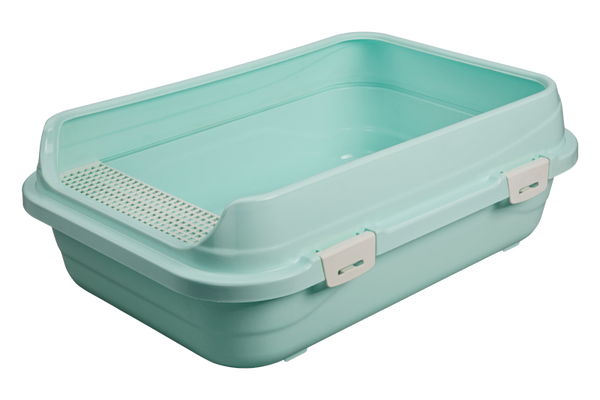 Çınar Açık Kedi Tuvaleti Su Yeşili Büyük Boy 66x46x22