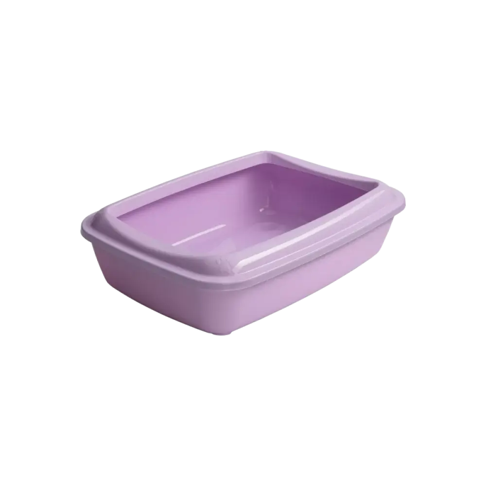 Çınar Açık Kedi Tuvaleti Mor Küçük Boy 50x37x13,5