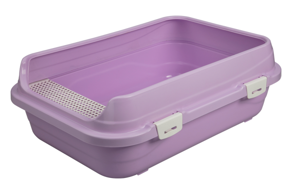 Çınar Açık Kedi Tuvaleti Mor Büyük Boy 66x46x22