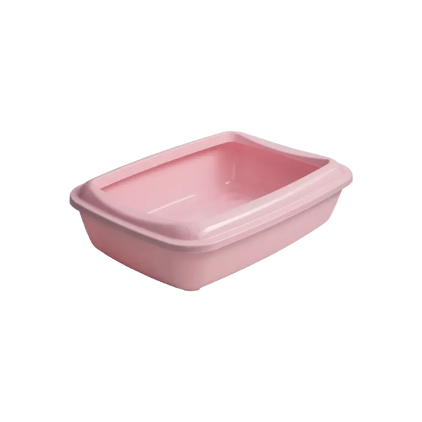 Çınar Açık Kedi Tuvaleti Pembe Küçük Boy 50x37x13,5