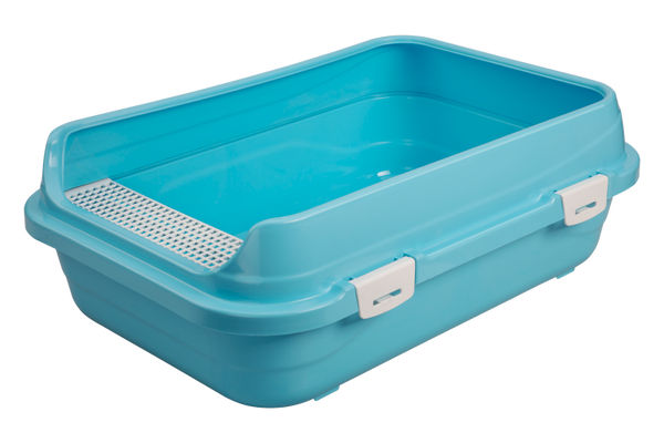 Çınar Açık Kedi Tuvaleti Mavi Büyük Boy 66x46x22