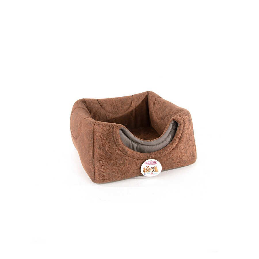 PetPretty Comfort Üç Fonksiyonlu Kahverengi Kedi Köpek Yatağı