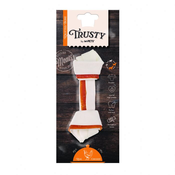 M-Pets Trusty Chicken Düğümlü Kemik 65 Gr/15,3 Cm