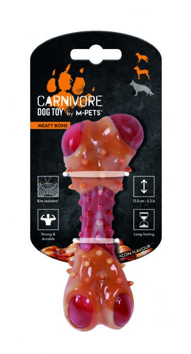 Carnivore Dog Toy Meaty Bone (M) Pastırma Aromalı