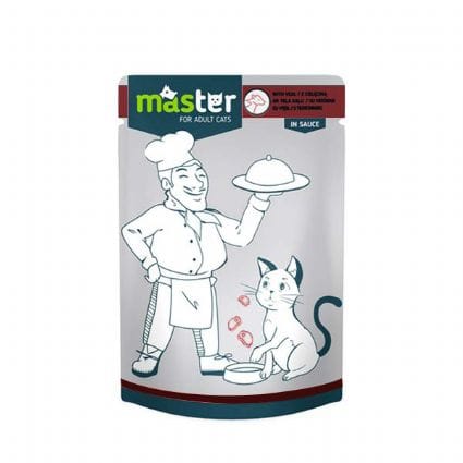Master Etli Pouch Kedi Maması Jöle 80 Gr