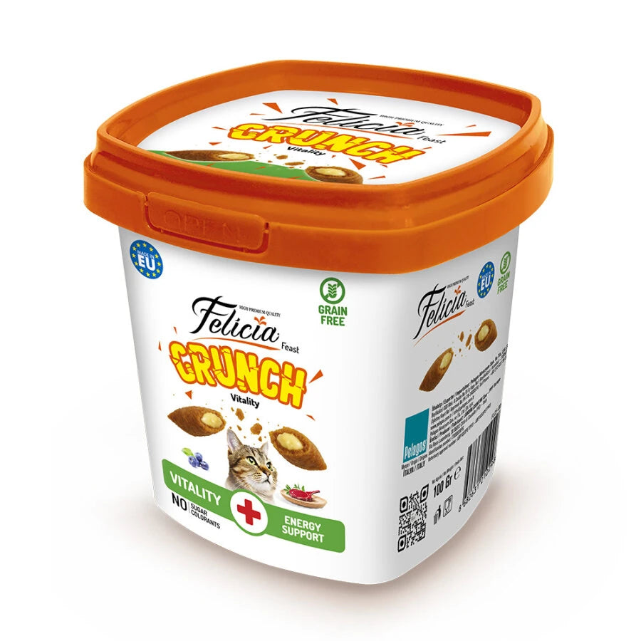 Felicia Vitality Kedi Crunch Ödül Maması 100g