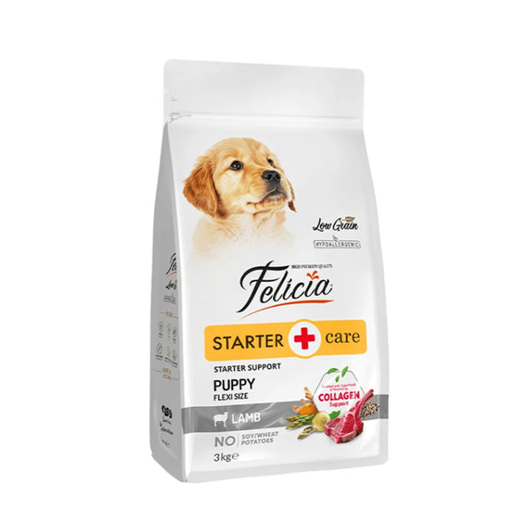 Felicia 3 Kg Kolajenli Kuzulu Az Tahıllı Flexi Size Yavru Köpek Maması HypoAllergenic Köpek Maması
