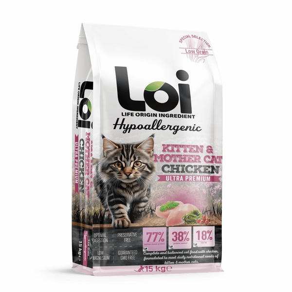 Loi Yavru Tavuklu Kedi Maması 2 Kg