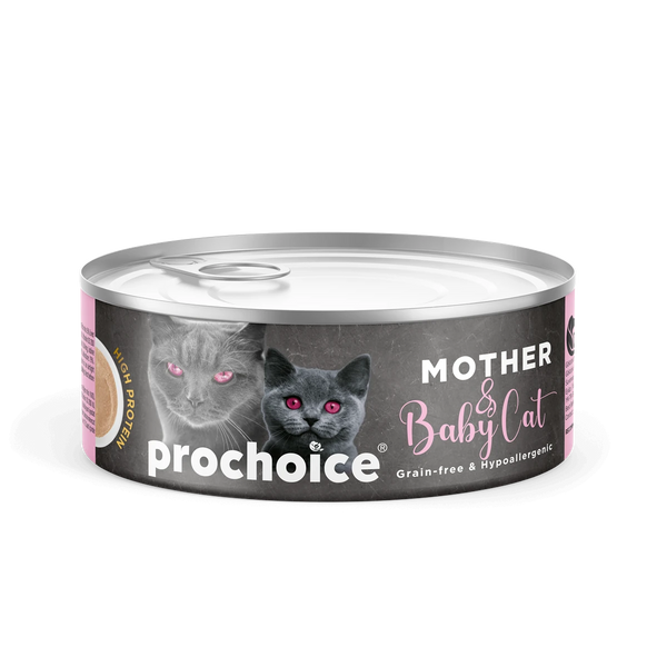 Prochoice Mother & Baby Mousse, Anne Kediler ve Yavruları için Tavuklu Mus 80 gr