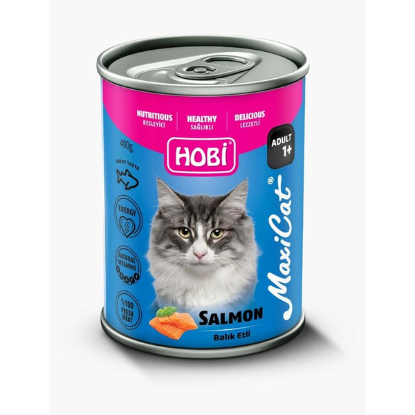 Hobi Maxicat Somonlu Kedi Konserve 400 Gr