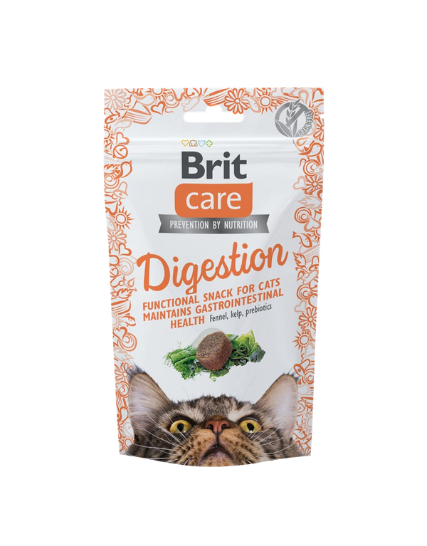 Brit Care Sindirim Sistemini Düzenlemek İçin, Tahılsız, Fonksiyonel Kedi Ödülü 50 gr