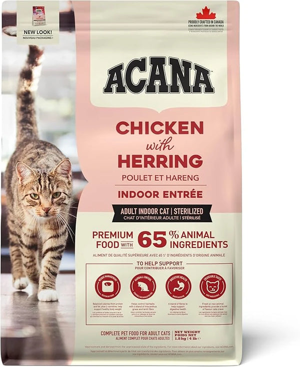 Acana Indoor Entree Sterilised Kısırlaştırılmış Kuru Kedi Maması 1,8kg