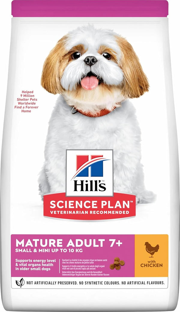 Hill's SCIENCE PLAN +7 Yaşlı Küçük ve Mini Irk Tavuklu Köpek Maması 1.5 kg