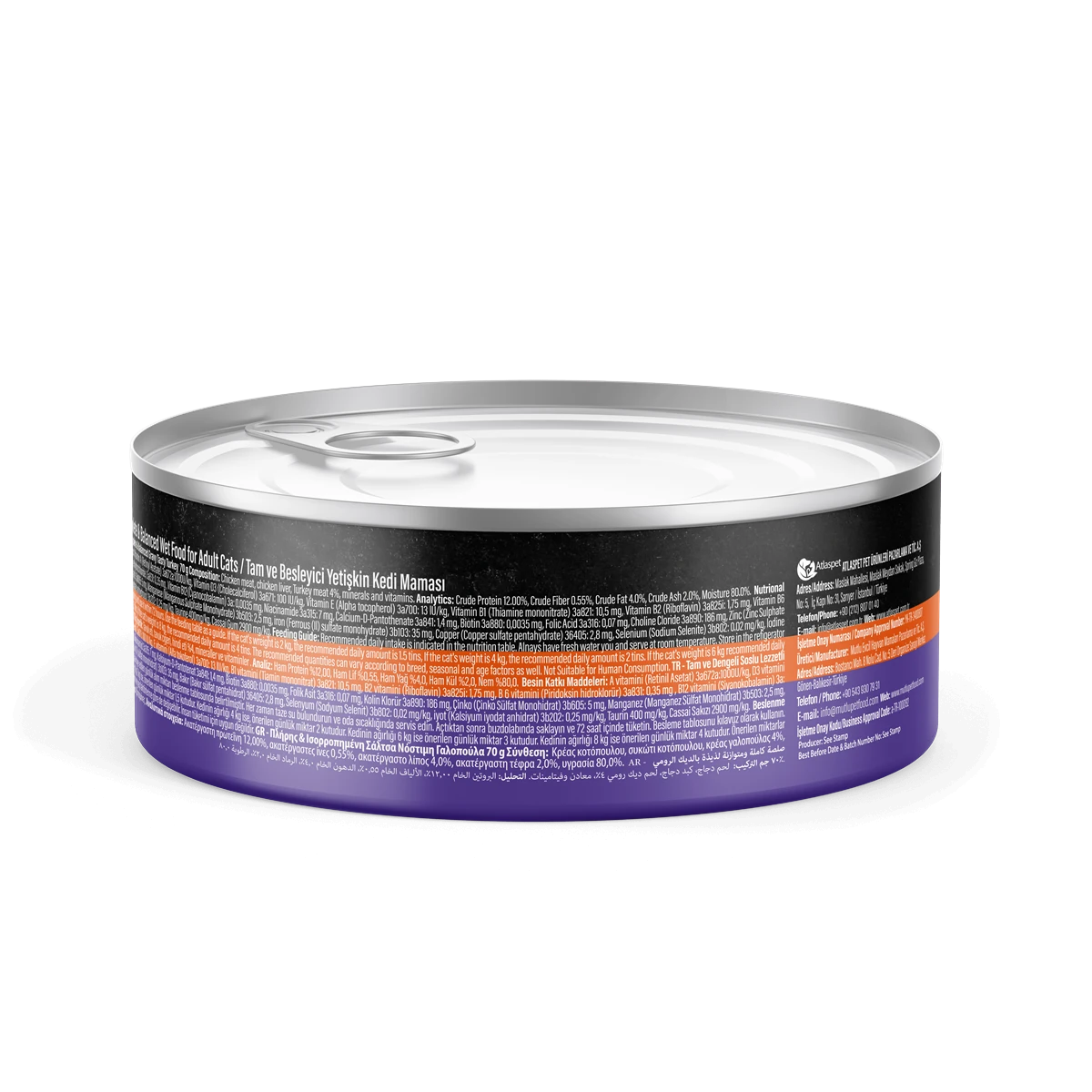 Prochoice Döner Turkey, Sos İçinde Hindi Etli Tam & Dengeli Yetişkin Kedi Maması 70 gr