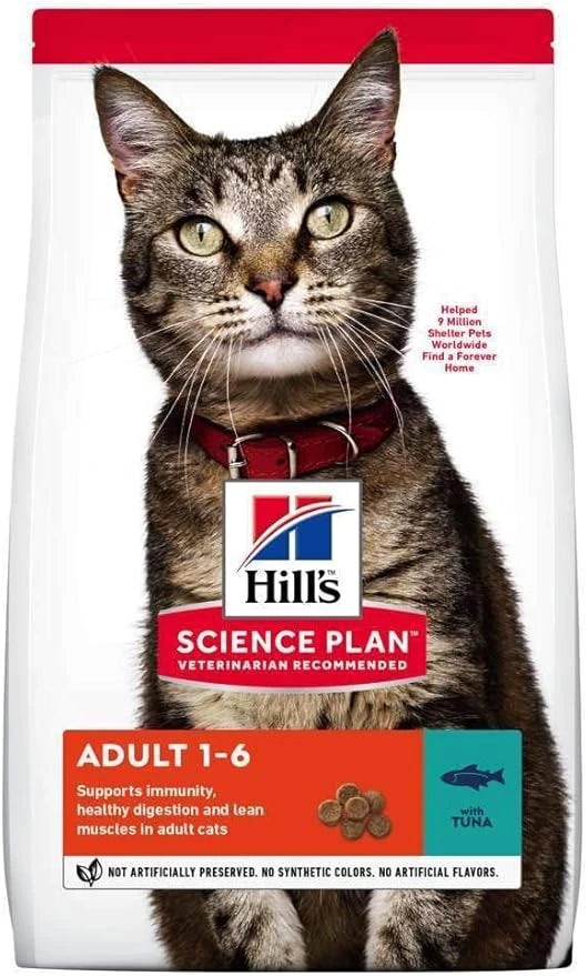 HILL'S, Ton Balıklı Yetişkin Optimal Care Kedi Maması,1.5kg