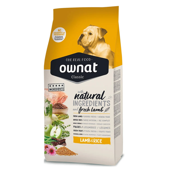 Ownat 12 kg Kuzulu&Pirinçli Classic Adult Köpek Maması