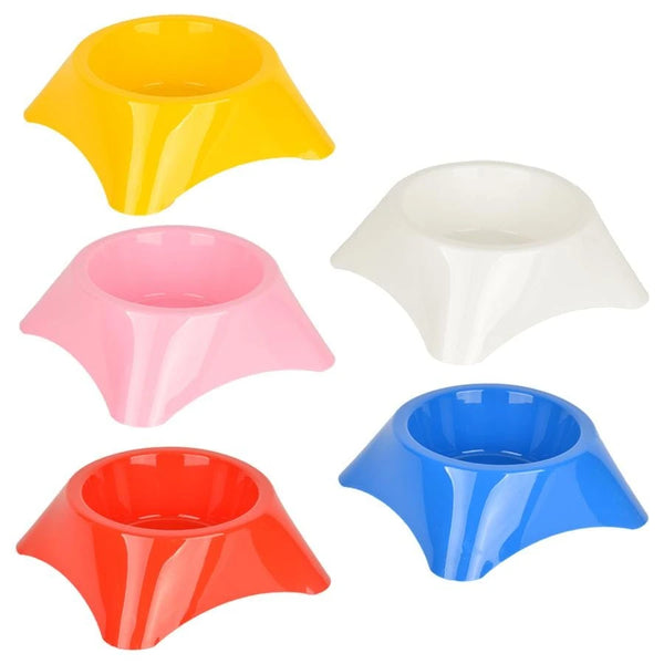 Flip Yuvarlak Mama Kabı Renkli Büyük