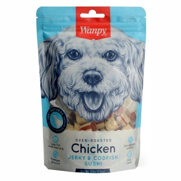 Wanpy Tavuklu&Morina Balıklı 100gr Köpek Ödülü
