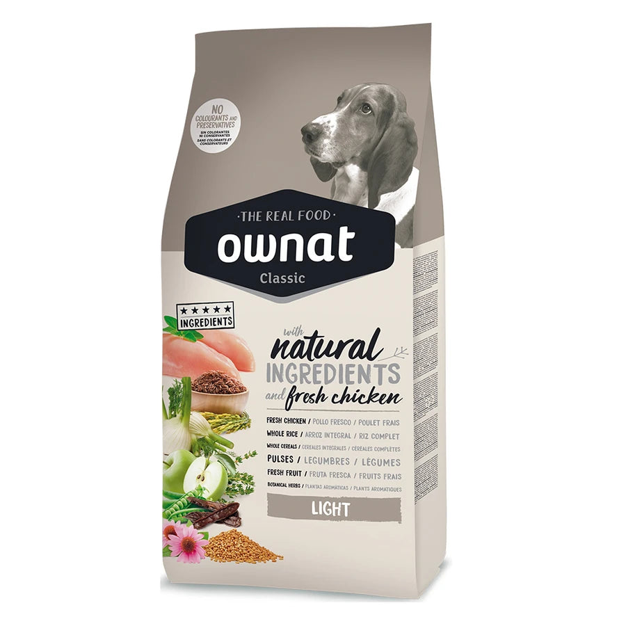 Ownat 12 kg Tavuklu Classic Light Adult Köpek Maması