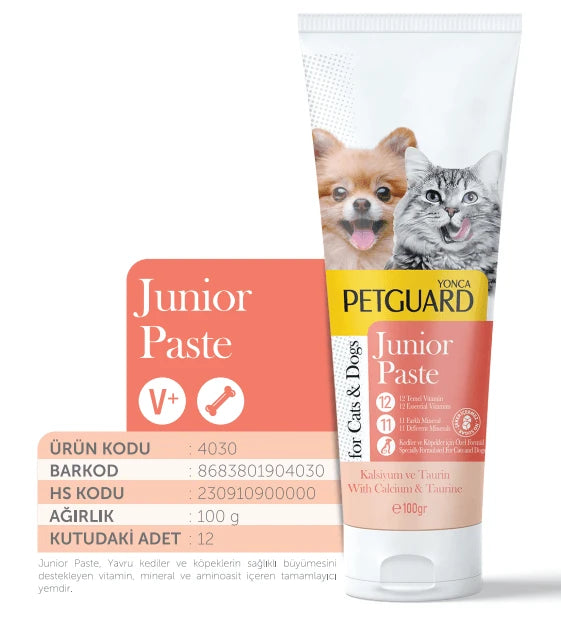 Petguard Junior Kedi Köpek Paste 100 gr