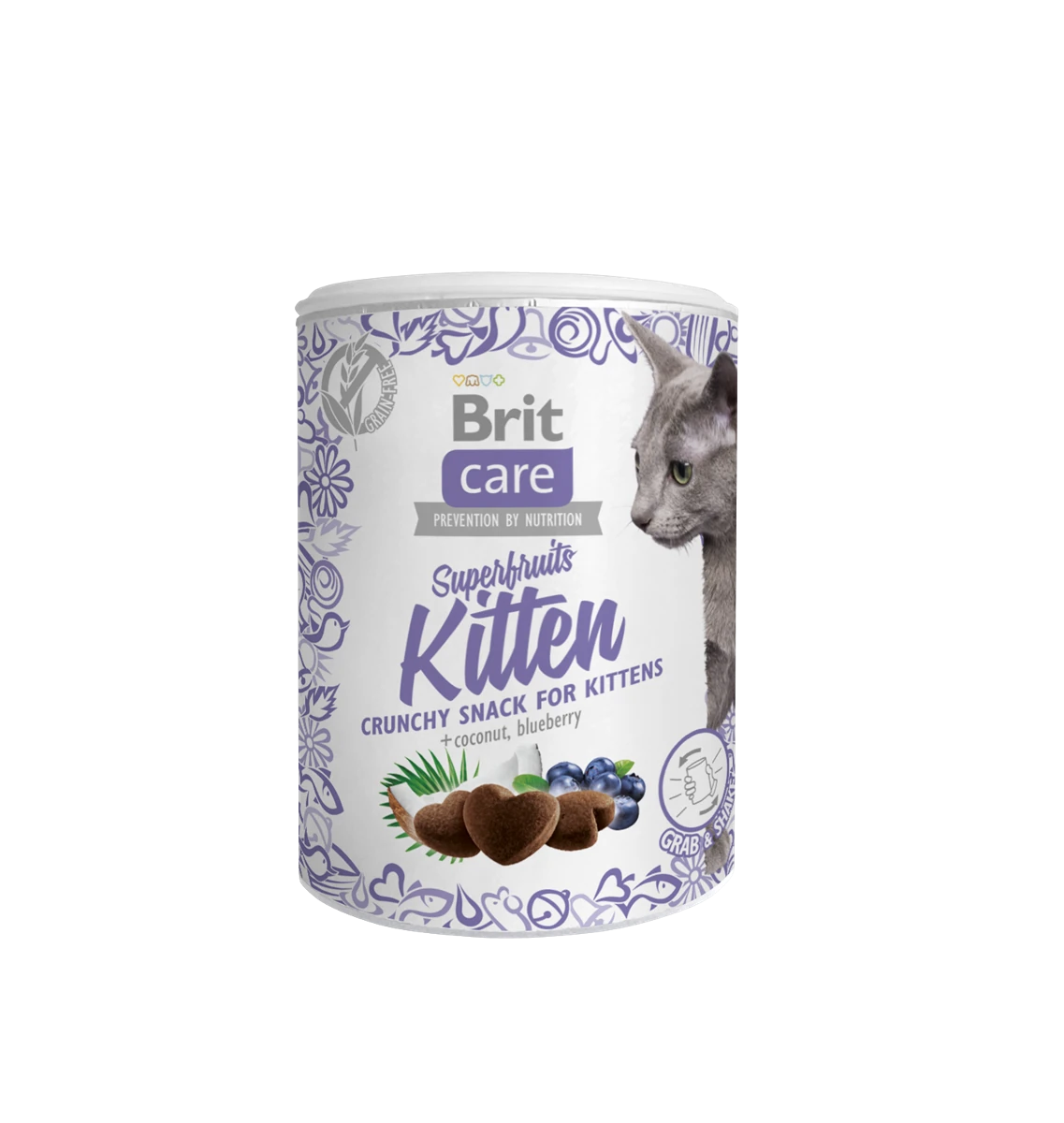Brit Care Hindistan Cevizli Ve Yabanmersinli, Tahılsız, Kıtır Yavru Kedi Ödülü 100 gr