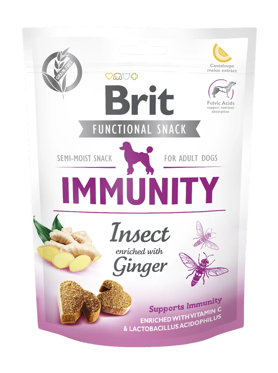 Brit Care Sağlıklı Bağışıklı Sistemi İçin, Tahılsız, Larva Ve Zencefilli, Fonksiyonel Yetişkin Köpek Ödülü 150 gr