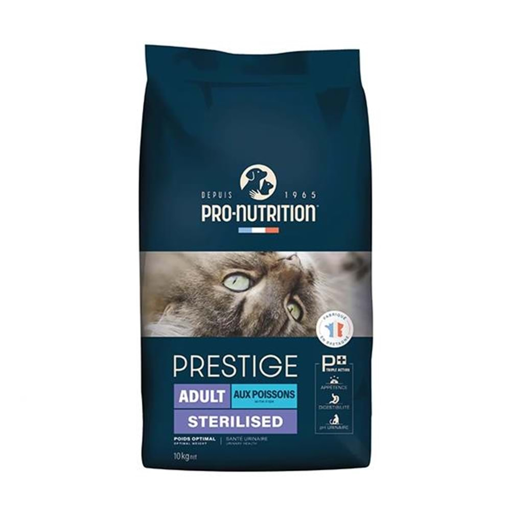 Pro Nutrition Prestige Sterilised Balıklı Kısırlaştırılmış Kedi Maması 10KG