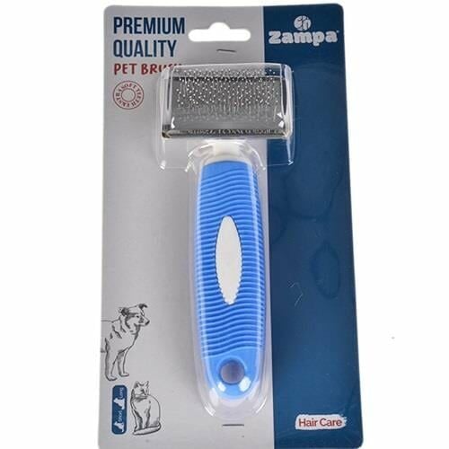 Zampa Kedi Ve Köpek Bakım Fırçası Small 16x6cm, Pembe