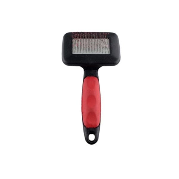 Zampa Slikon Top Başlıklı Kedi Ve Köpek Fırçası Small 14x7cm, Kırmızı