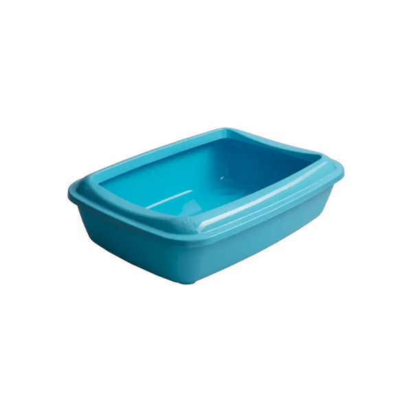 Çınar Açık Kedi Tuvaleti Mavi Küçük Boy 50x37x13,5