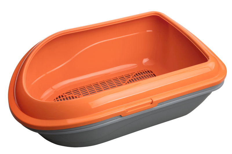 Çınar Elekli Turuncu Kedi Tuvaleti