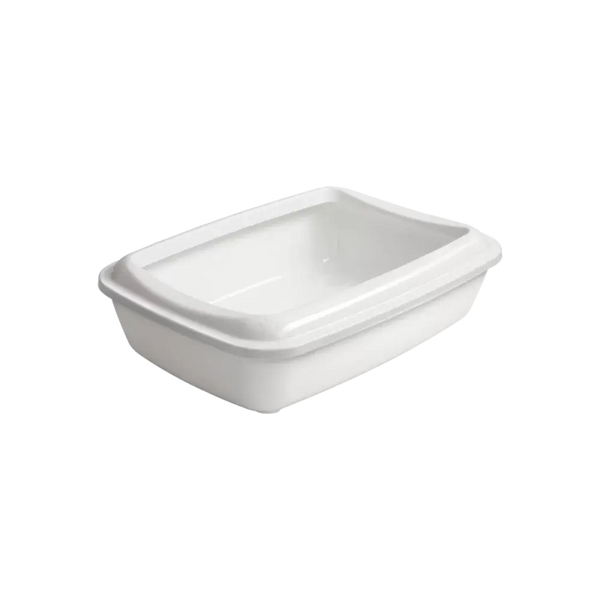 Çınar Açık Kedi Tuvaleti Beyaz Küçük Boy 50x37x13,5