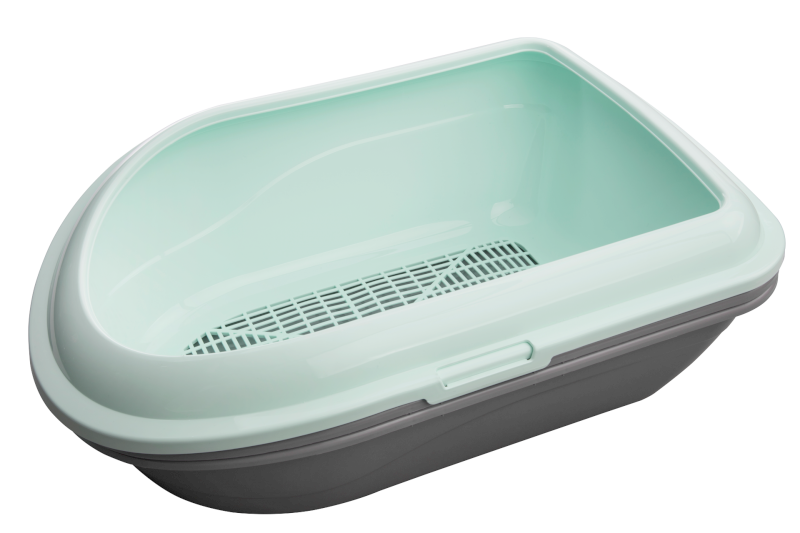 Çınar Elekli Su Yeşili Kedi Tuvaleti