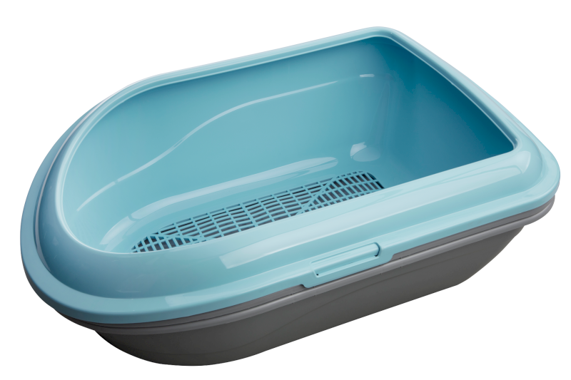 Çınar Elekli Mavi Kedi Tuvaleti