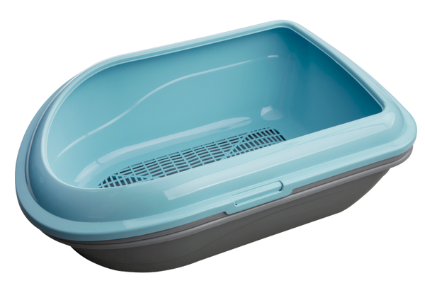 Çınar Elekli Mavi Kedi Tuvaleti