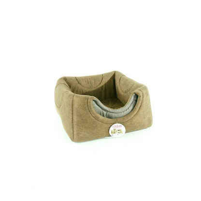 PetPretty Comfort Üç Fonksiyonlu Bej Kedi Köpek Yatağı