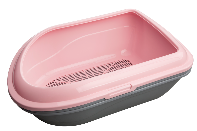 Çınar Elekli Pembe Kedi Tuvaleti