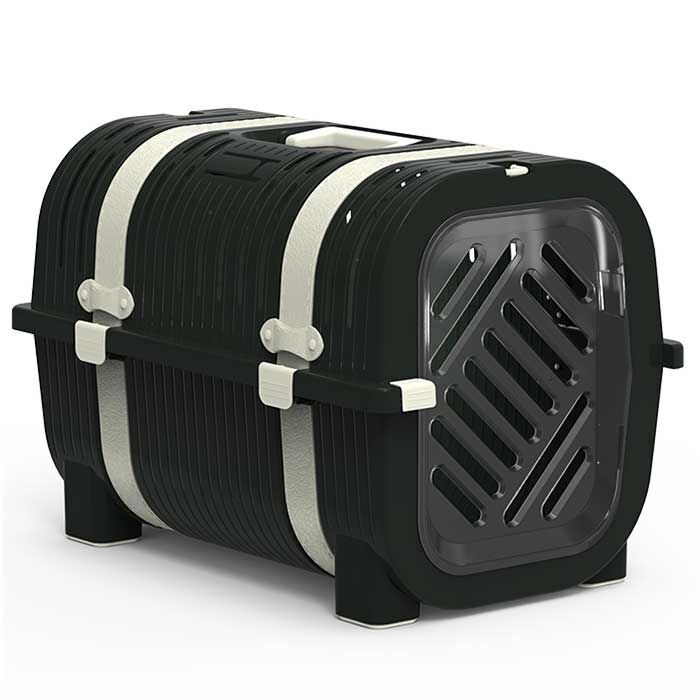 Rainbow Siyah - Bej Kemer 51x33x36 cm