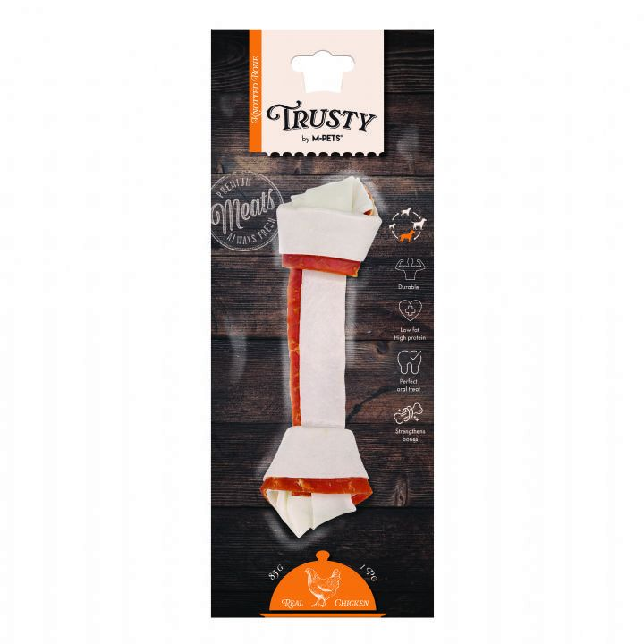 M-PETS TRUSTY CHICKEN DÜĞÜMLÜ KEMİK 85GR/20,3CM