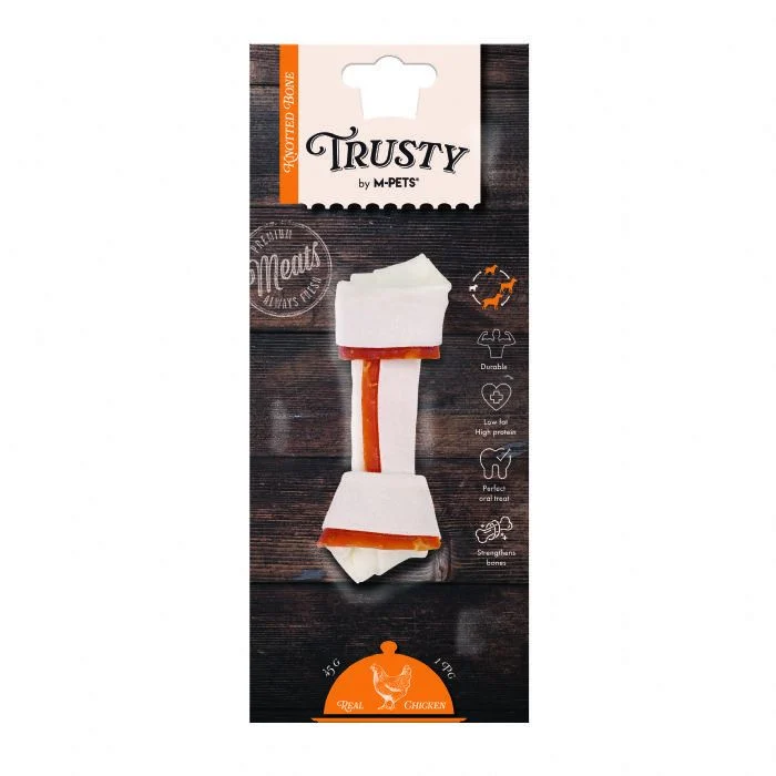 M-Pets Trusty Chicken Düğümlü Kemik 45 Gr/12,7 Cm
