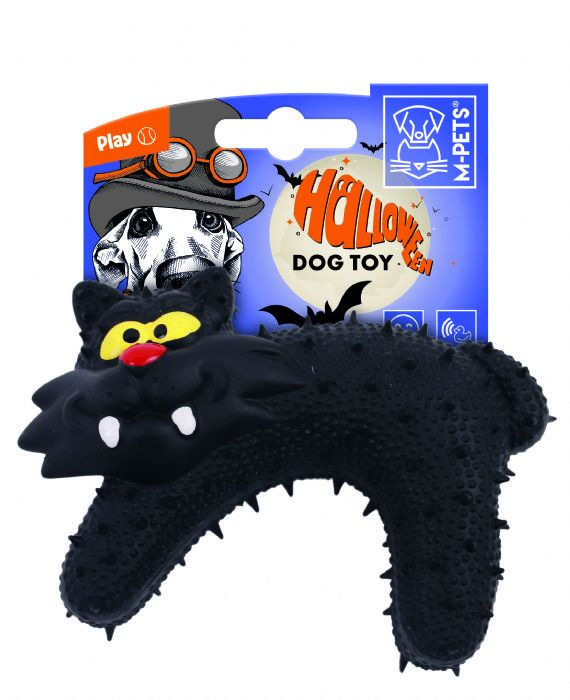 Halloween Black Cat Köpek Oyuncağı