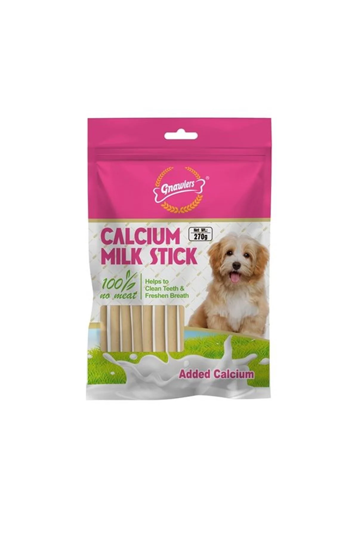 Gnawlers Kalsiyumlu Sütlü Stick Köpek Ödül