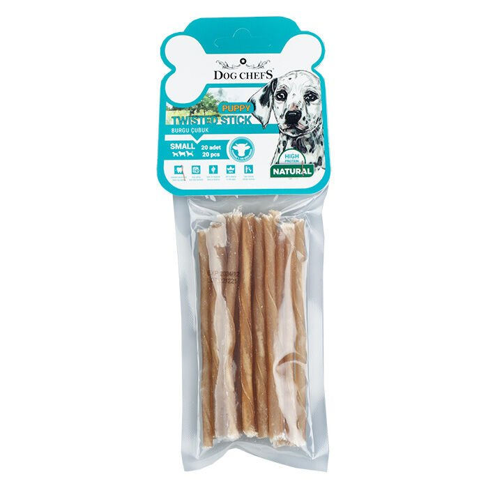 Burgulu İnce Puppy Naturel 20'li Paket
