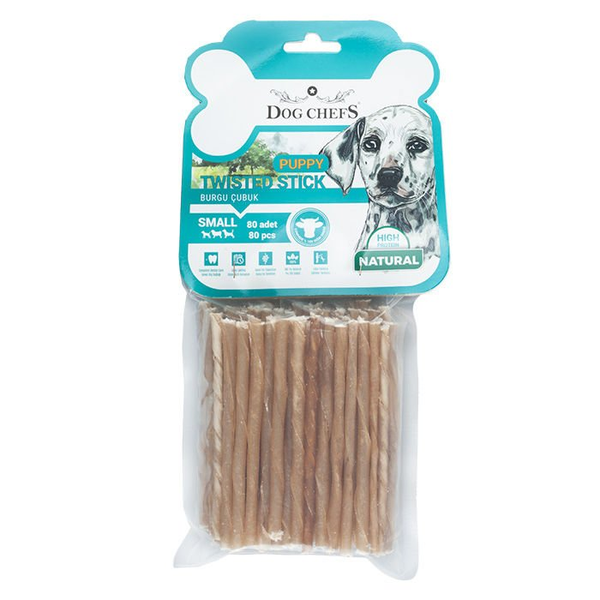 Burgulu İnce Puppy Naturel 80'li Paket