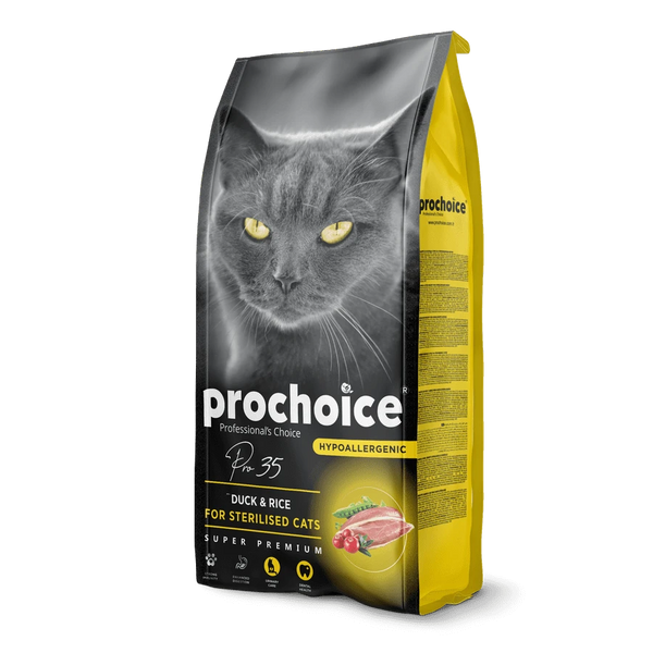 Prochoice Kısırlaştırılmış Kediler İçin, Hipoalerjenik, Ördek Etli Ve Pirinçli Kuru Mama 2 kg