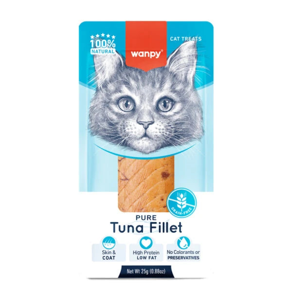 Wanpy Ton Balığı Fileto 25g Kedi Ödülü