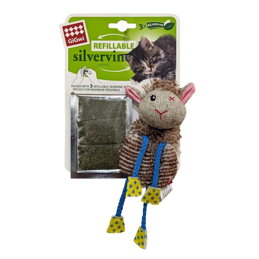 Catnipli (Doldurulabilir) Koyun Kedi Oyuncağı